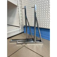 Кронштейни К1 з нержавіючої сталі комплект 2 шт (П-профіль, нержавіюча сталь, металік) кріплення для зовнішнього блоку кондиціонера