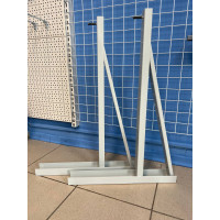 Кронштейни К3 комплект 2 шт (П-профіль, емаль, світло-сірий) кріплення для зовнішнього блоку кондиціонера